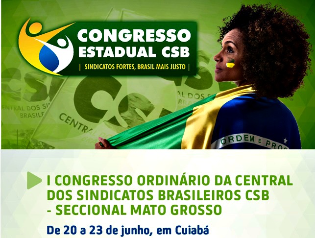 Estão abertas as inscrições para o Congresso Estadual da CSB no Mato Grosso
