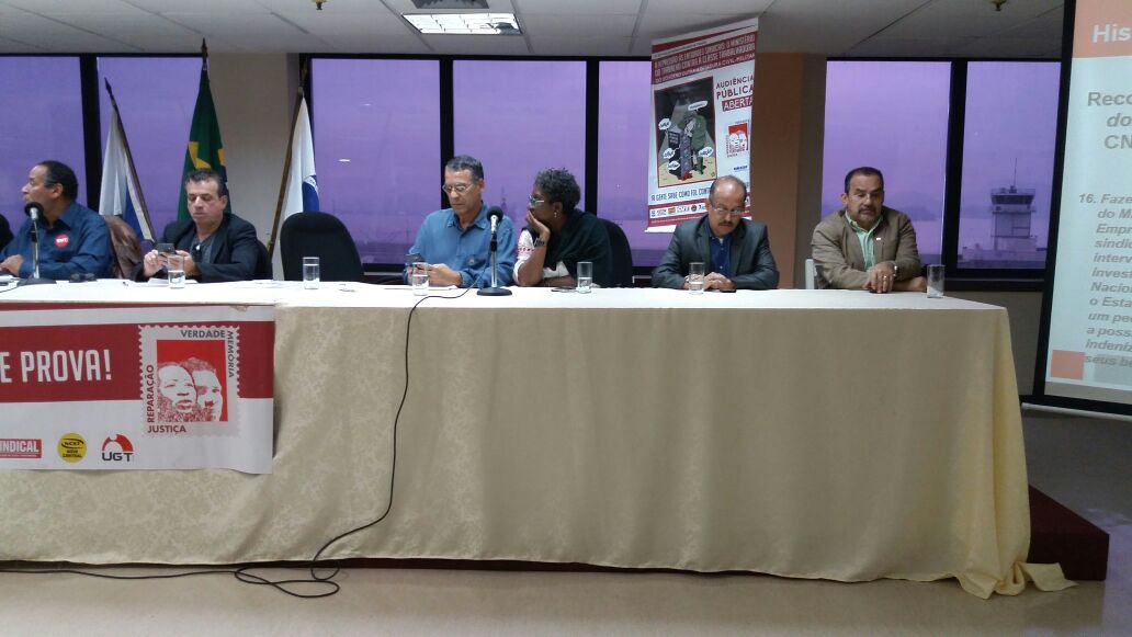 Grupo de Trabalho da Comissão da Verdade debate as perseguições ao movimento sindical durante a ditadura