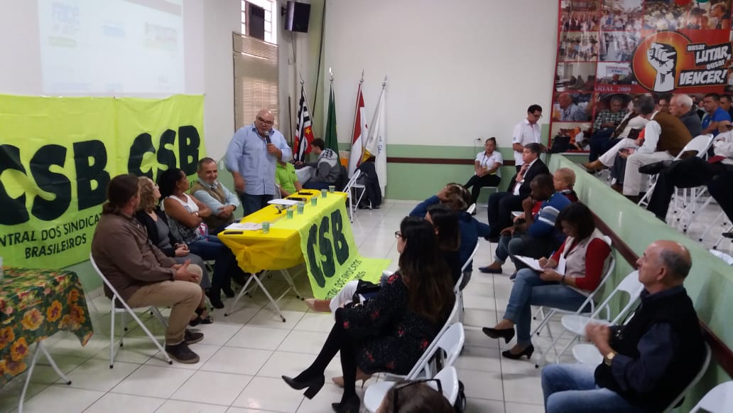 CSB SP reúne 65 entidades em Campinas para debater a reforma trabalhista