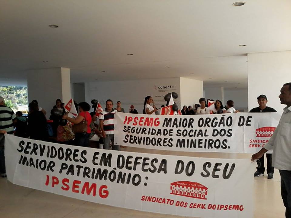 Servidores do Instituto de Previdência de Minas Gerais aprovam agenda de paralisações