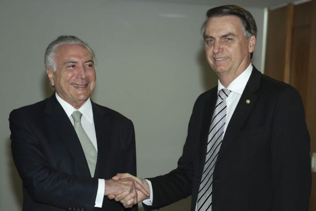 As afinidades eletivas entre Temer e Bolsonaro
