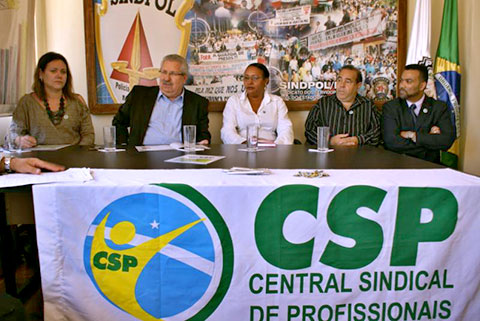 SINDPOL/MG sedia reunião da CSP e recebe lideranças sindicais