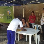 Ação da CSB na Central do Brasil/RJ
