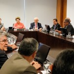Reunião das centrais sindicais com a presidente Dilma Rousseff