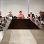 Reunião das centrais sindicais com a presidente Dilma Rousseff