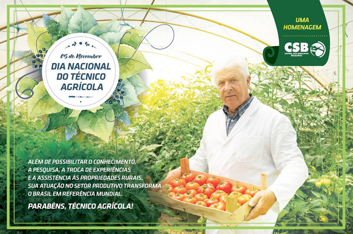 5 de novembro: Dia Nacional do Técnico Agrícola