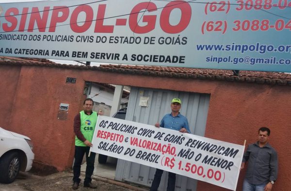 Sinpol/GO lança campanha em defesa dos policiais civis do estado