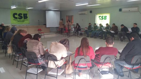 CSB promove curso de negociação coletiva em Santa Catarina
