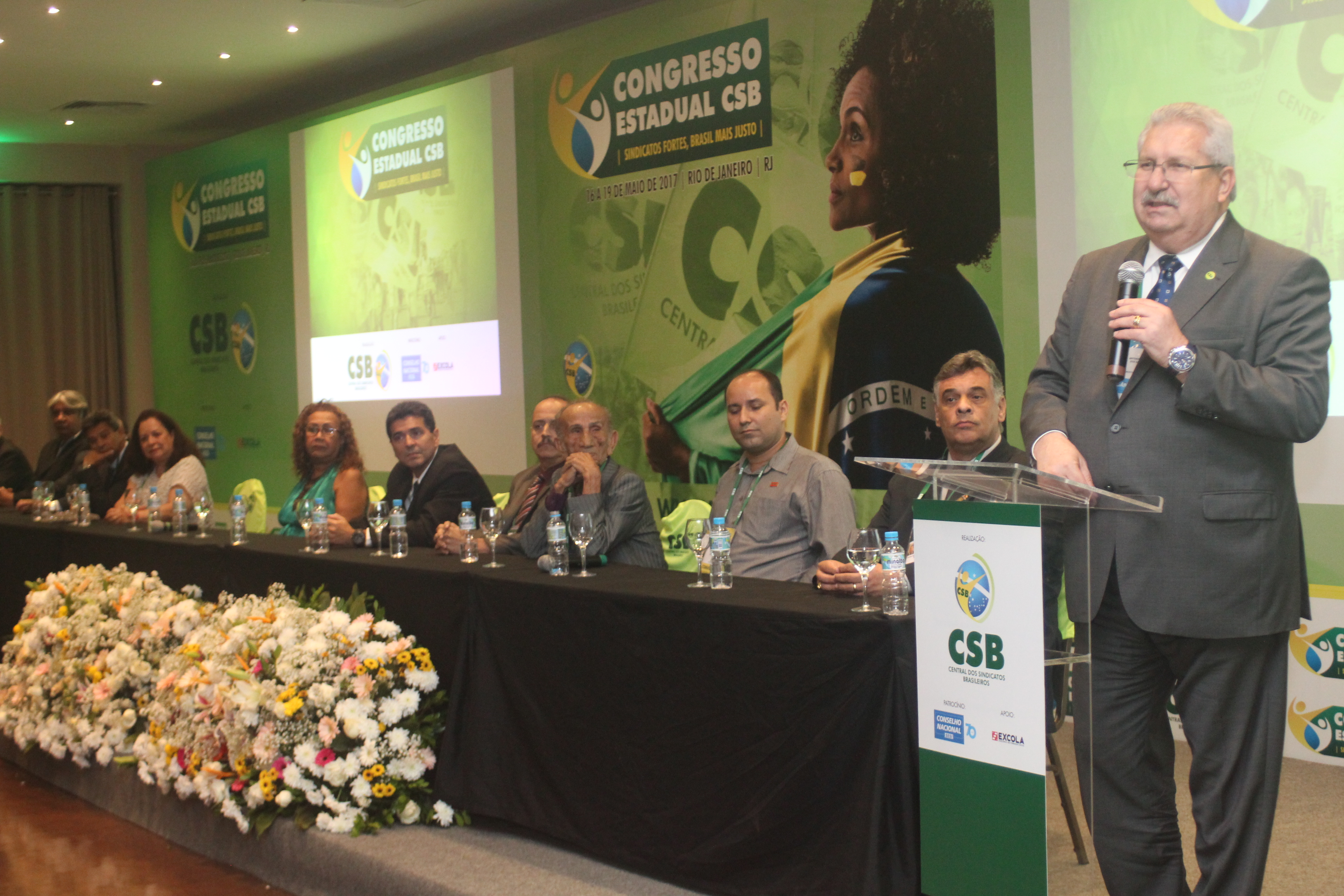 Cerimônia de abertura do Congresso Estadual CSB Rio de Janeiro – 16 a 19 de maio | 2017