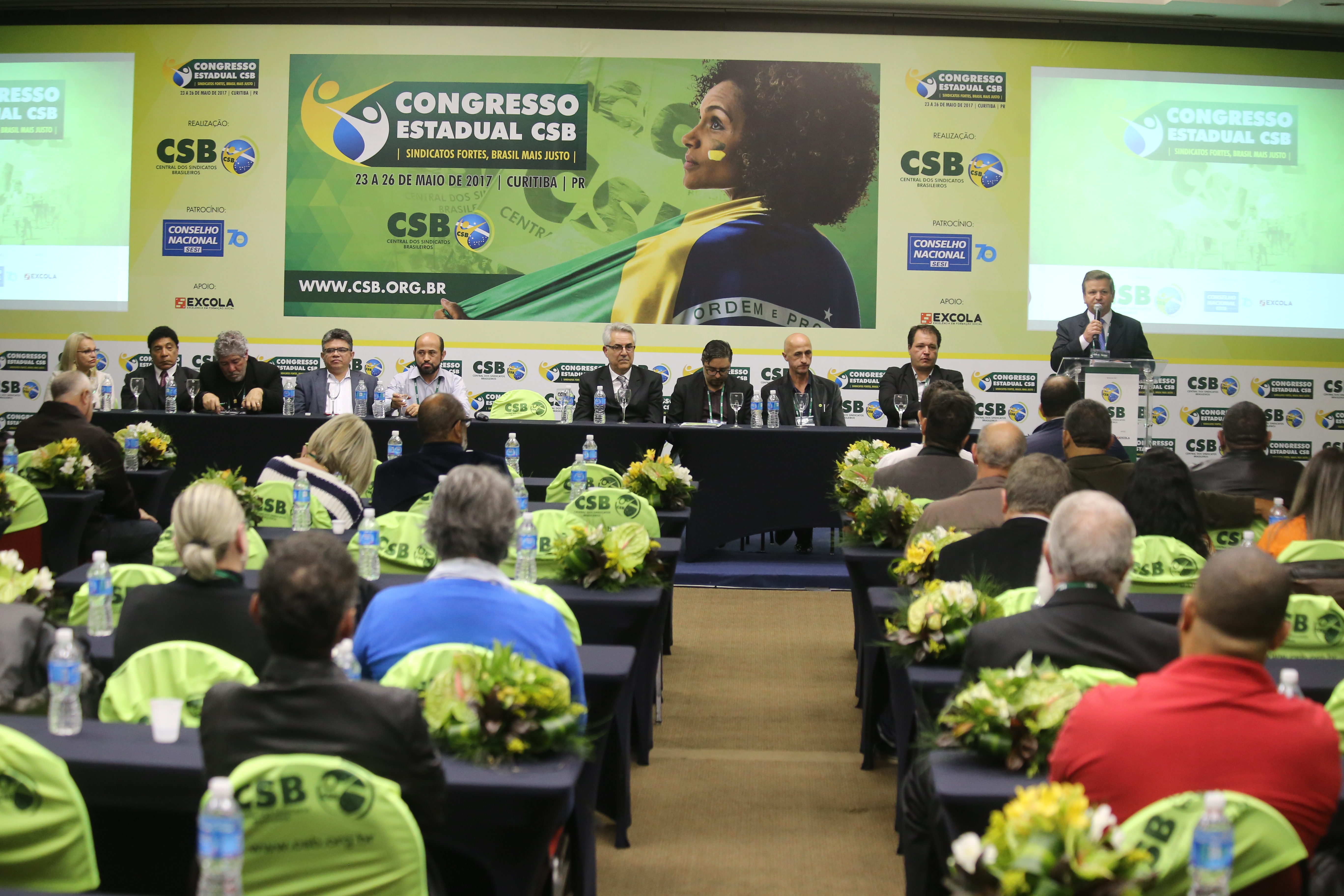 Cerimônia de abertura – Congresso Estadual CSB Paraná – 23 a 26 de maio | 2017