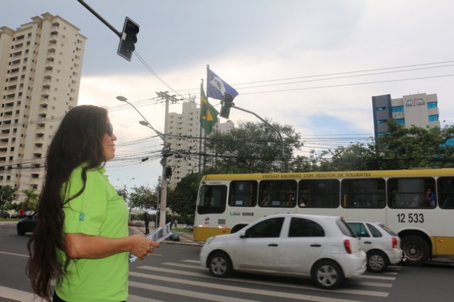 CSB MT participa de manifestação contra assédio em Cuiabá