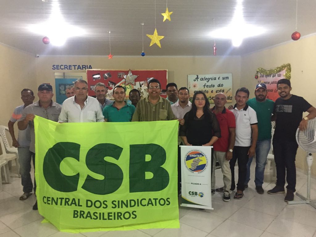 Em reunião com taxistas de Russas (CE), Seccional Ceará da CSB destaca importância da organização sindical