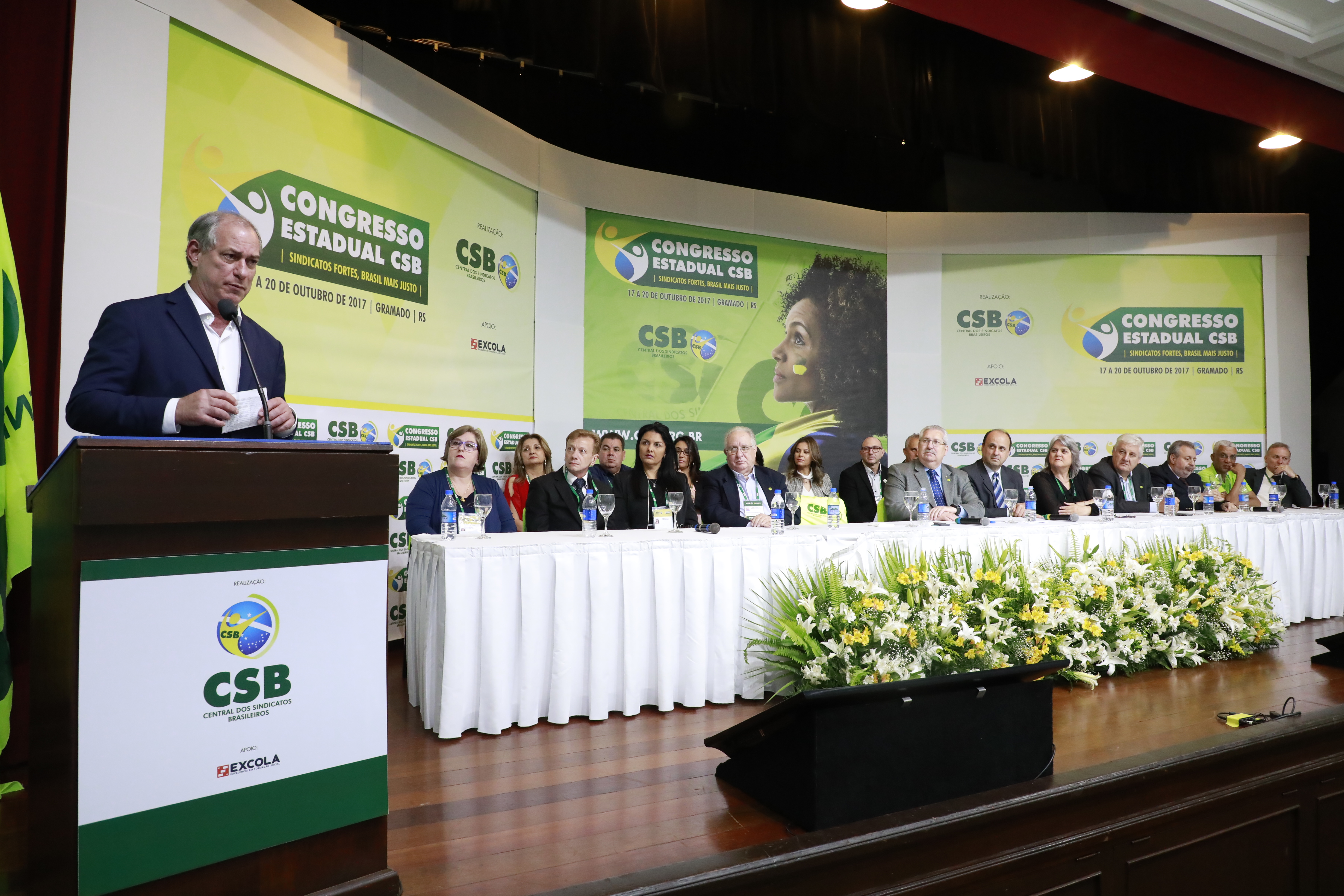 Cerimônia de abertura do Congresso Estadual em Gramado (RS) – 17 a 20 outubro | 2017