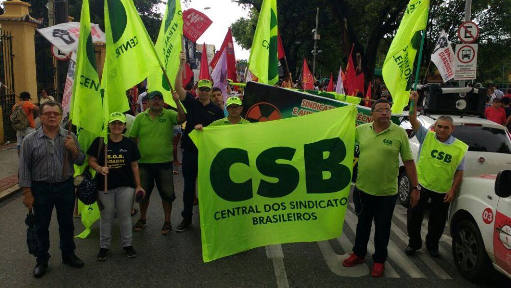 CSB participa do Dia Nacional de Luta contra a reforma da Previdência