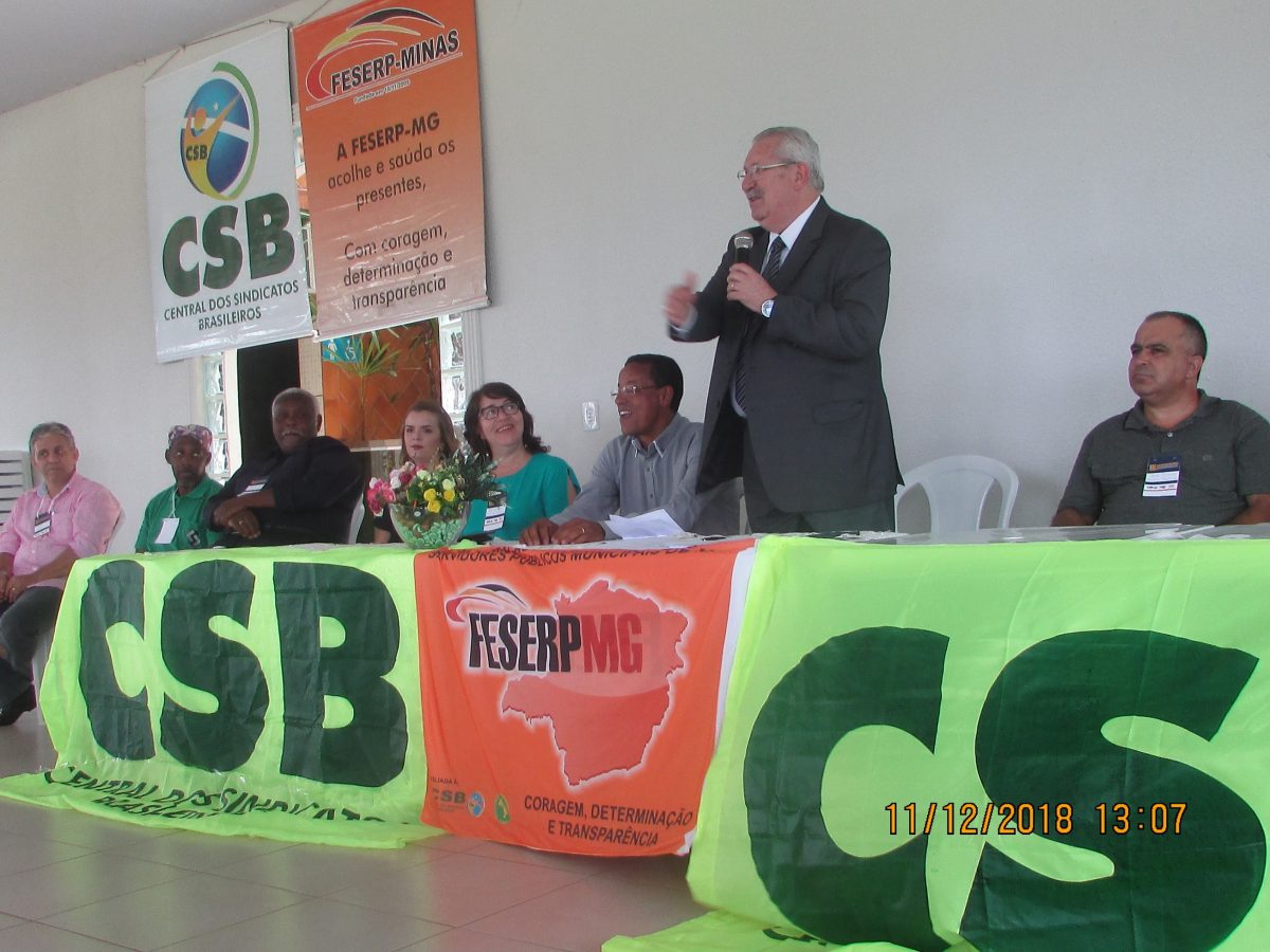 Em Uberlândia, presidente da CSB prega resistência e nada de abatimento