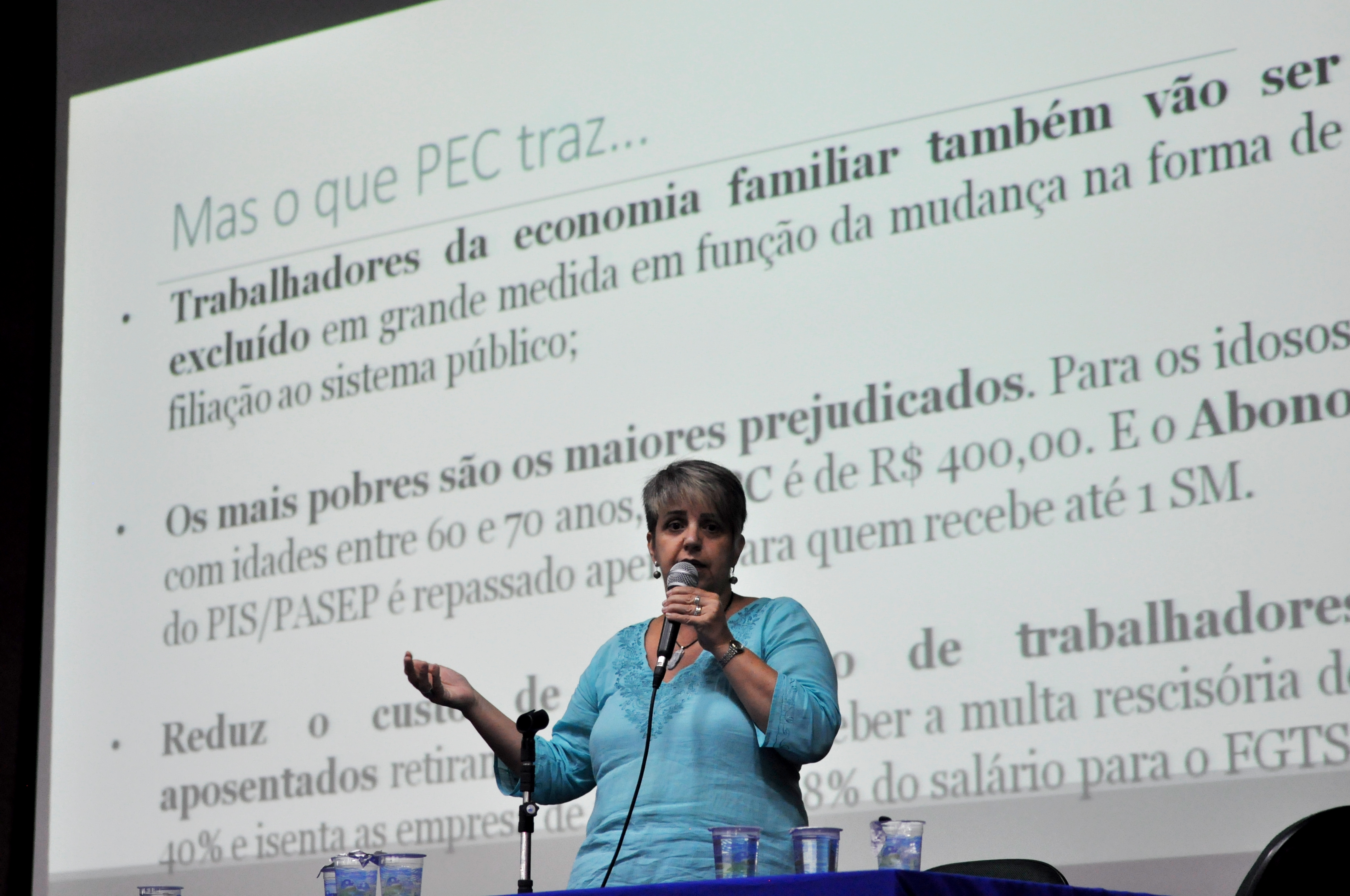 Em palestra, DIEESE expõe a crueldade da reforma da Previdência aos mais pobres