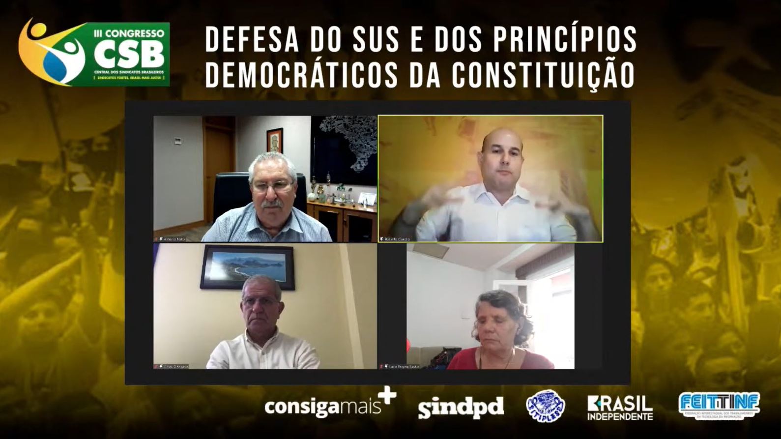 Defesa do SUS e dos princípios democráticos da Constituição foi tema de seminário da CSB
