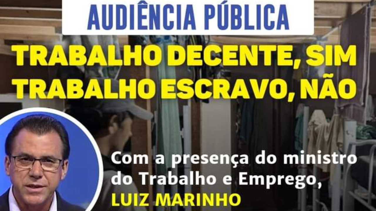 Centrais convidam para audiência pública com Luiz Marinho em Porto Alegre
