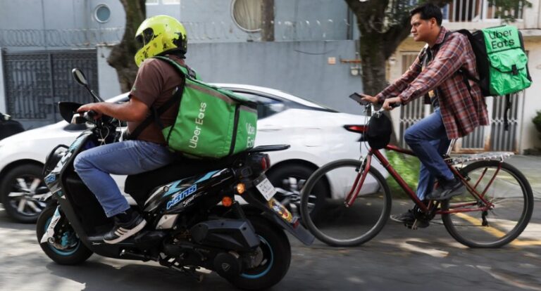 entregadores trabalhadores uber rappi méxico direitos trabalhistas