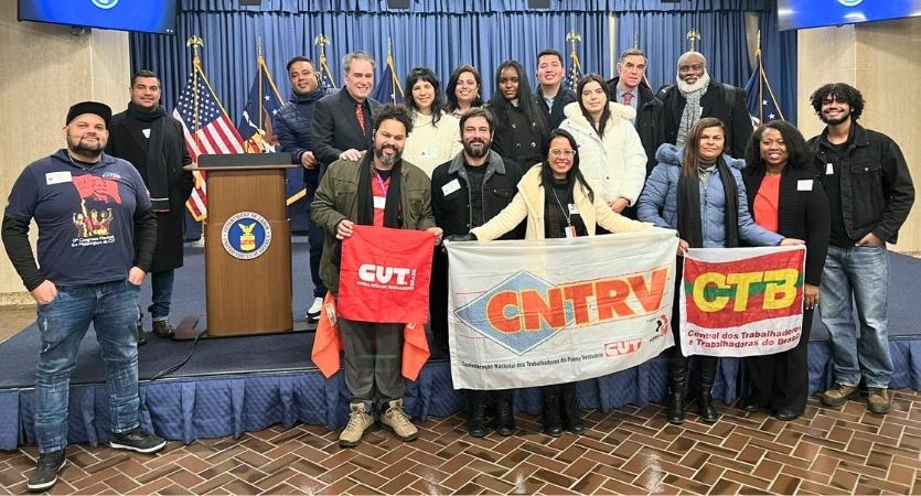 intercambio sindical em Washington