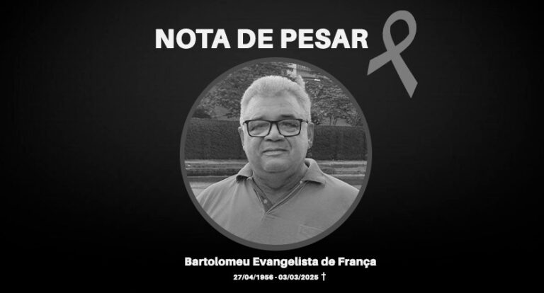 Nota de pesar Bartolomeu França