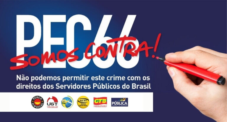 centrais sindicais contra PEC 66-2023